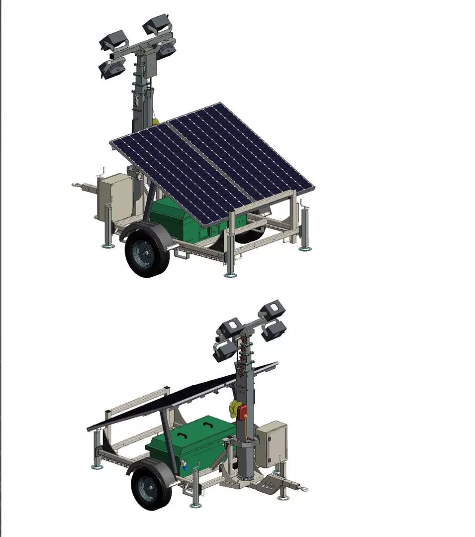 X-solar Trime 4x65w Lighting Tower - Image 2