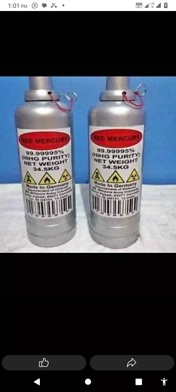 Mercury (also Known As Quicksilver) For Sale Call +27718268659 - Image 2