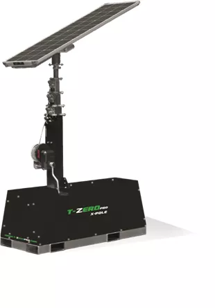 X-pole Solar 2x30w Led Light Tower, 5,5m - Image 2