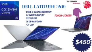 Dell Latitude 5430 Intel Core I5 12th Gen Touchscreen 512gb Ssd 16gb Ram 14'0 Inches