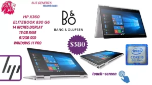 Hp Elitebook 830 G6 Intel Core I5 8th Gen X360 Touchscreen 512gb Ssd 16gb Ram