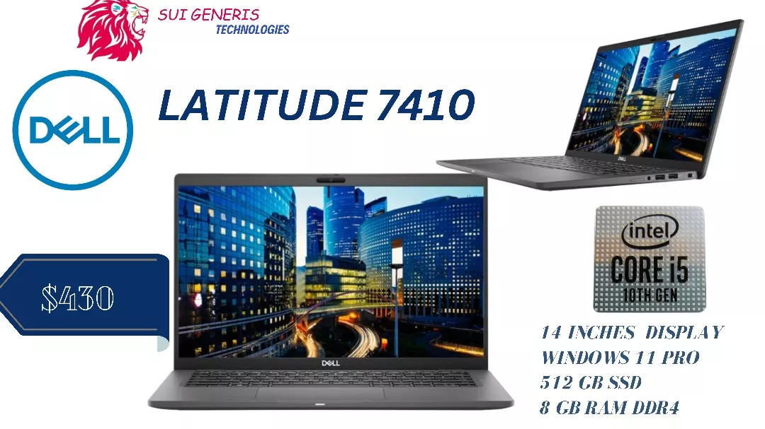 Dell Latitude 7410 Intel Core I5 10th Gen 14.0 Inches 512gb Ssd 16gb Ram