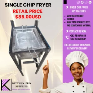 Single Gas Chip Fryers