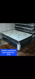 Compressed Foam Double Bed