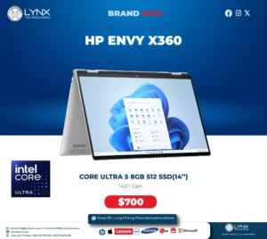 Hp Envy X360 2 In Laptop Intel Core Ultra 5 14th Gen 8gb Ram 512gb Ssd 14 Inch