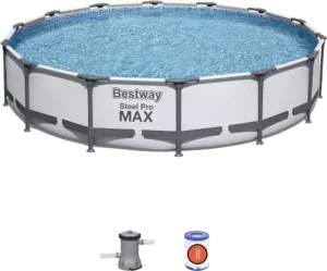 Intex / Bestway Steel Pro Max 3.66m X 76cm Swimming Pool With Filter Pump