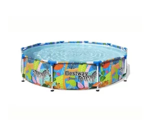 Bestway Steel Pro 3.05 X 0.66m Wild Print Frame Swimming Pool