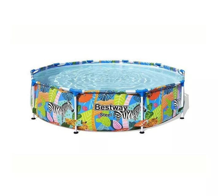 Bestway Steel Pro 3.05 X 0.66m Wild Print Frame Swimming Pool