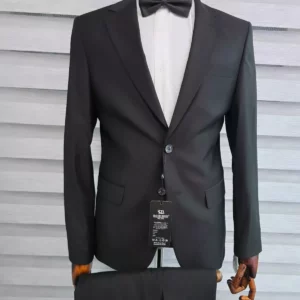 Two Piece Black Suit