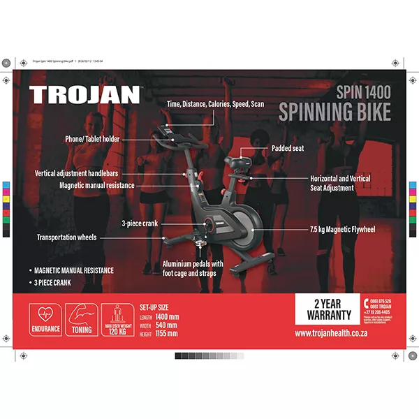 Trojan Spin Bike 1400 - Image 3