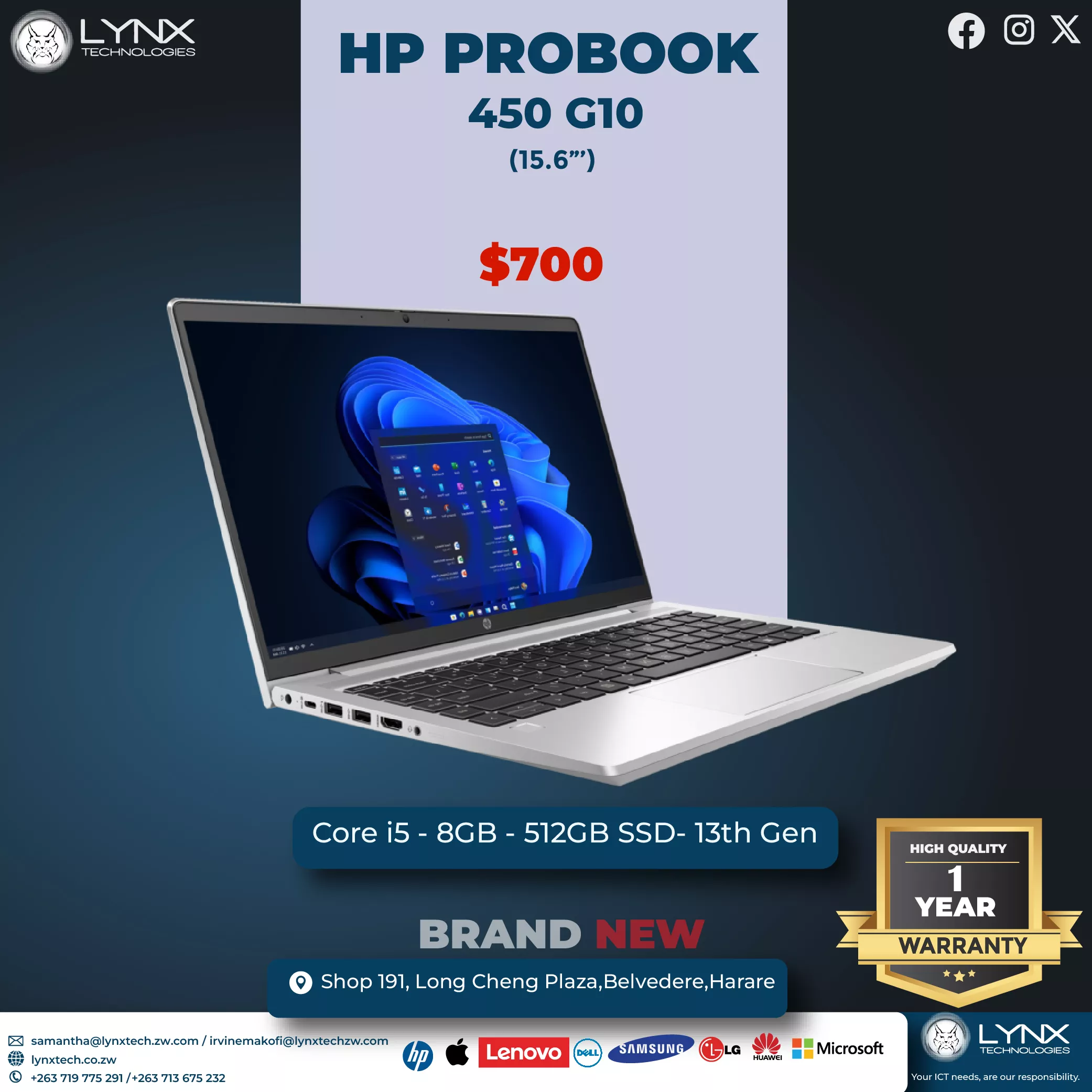 Hp Probook 450 G10 Core I5 12th Gen 8gb Ram 512gb Ssd