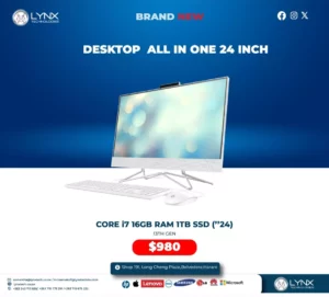 Hp All In One 24 Inch Desktop Core I7 13th Gen 16gb Ram 1tb Ssd White Windows 11 Pro
