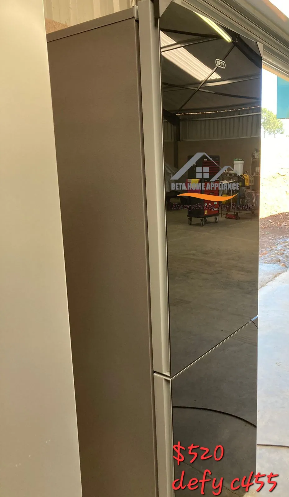 Defy 455 Liters Fridge Upright Non Dispenser Mirror Finish - Image 2