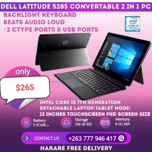 Dell Latitude 5285 Detachable 2 In 1 Touchscreen Pc