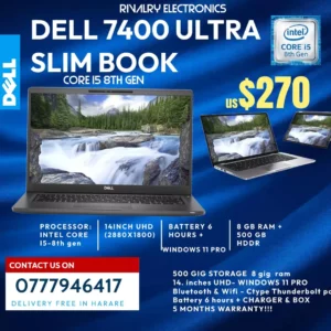 Dell Latitude 7400 Core-i5 8th Gen 8gig Ram 256gig Ssd