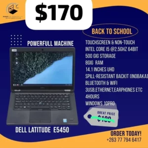 Dell Latitude 5450 Core I5 8gig Ram 500gig Drive