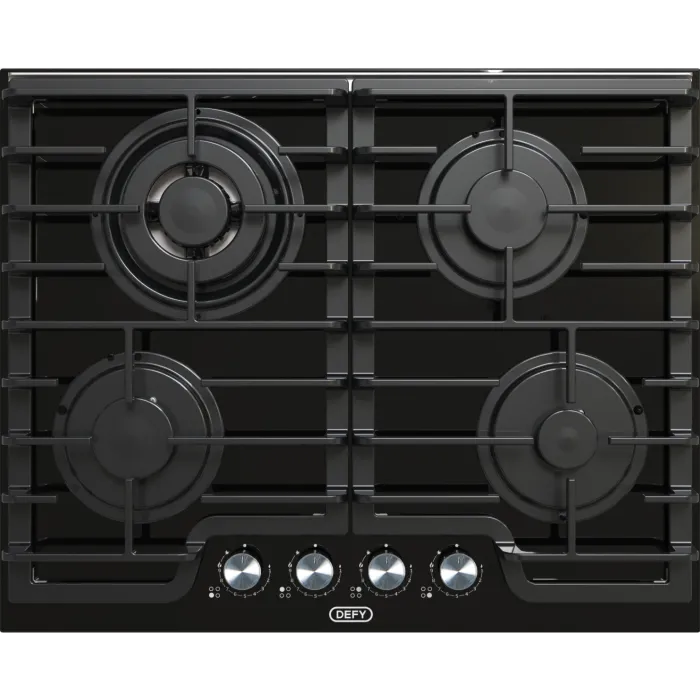 Dhg614: Defy 65cm 4 Burner Gas On Glass Hob With Preciseflame