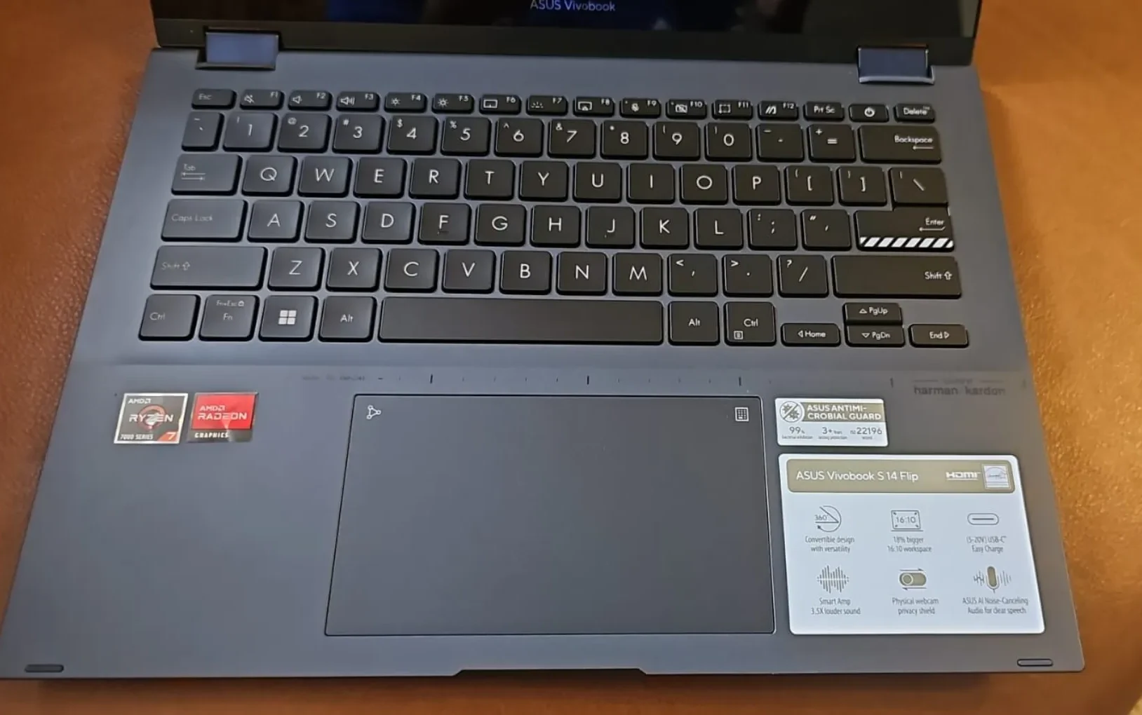 Asus Vivobook S14 Flip, Amd Ryzen 7 7000, 13th Gen - Image 3